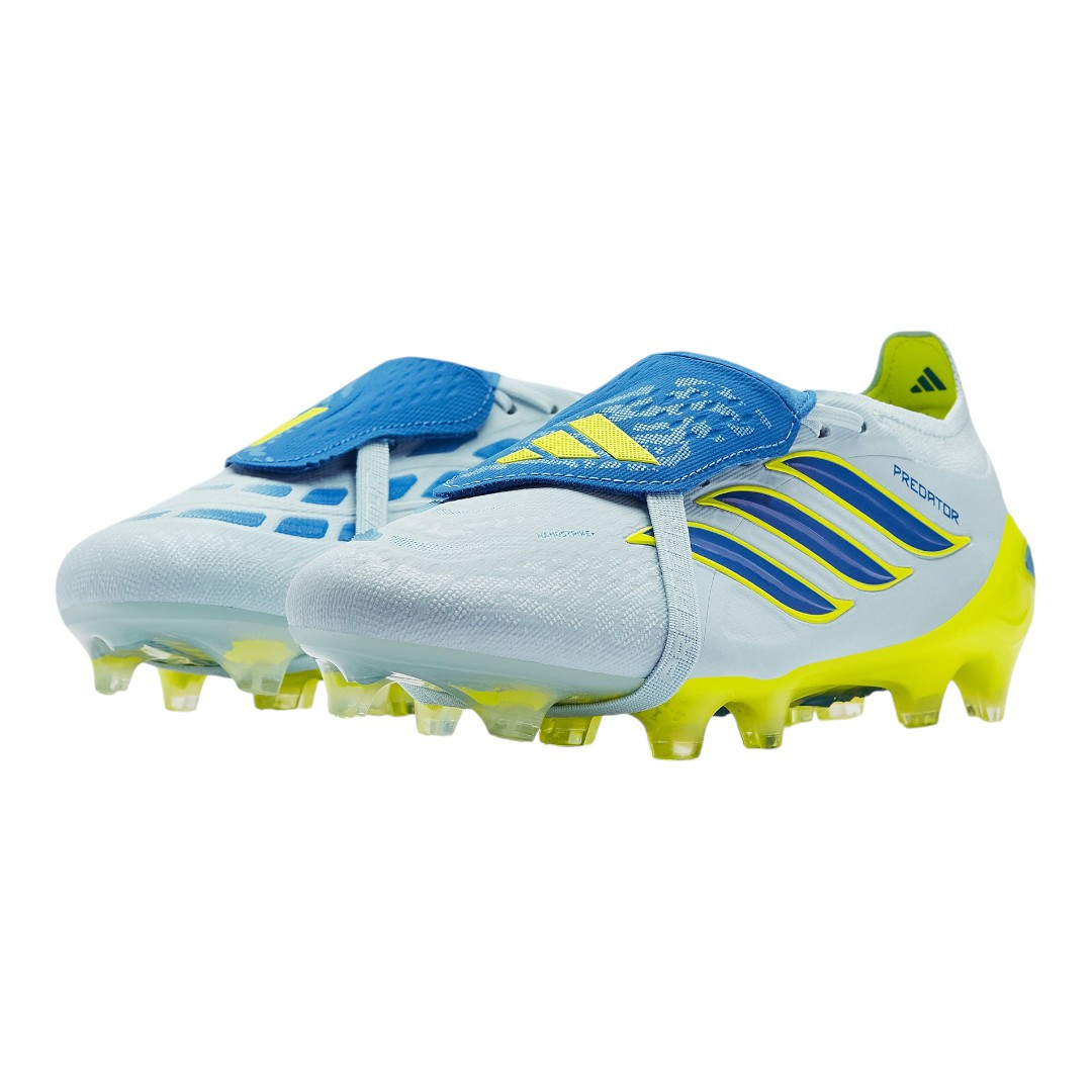 Predator Elite FG Fold-Over Tongue - Light Blue/Yellow