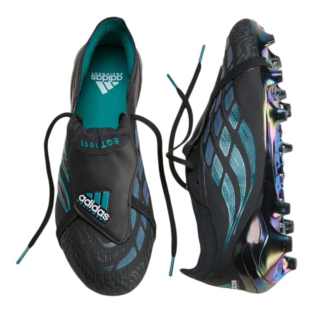 Predator Elite EQT FG Fold-Over Tongue - Black/Green