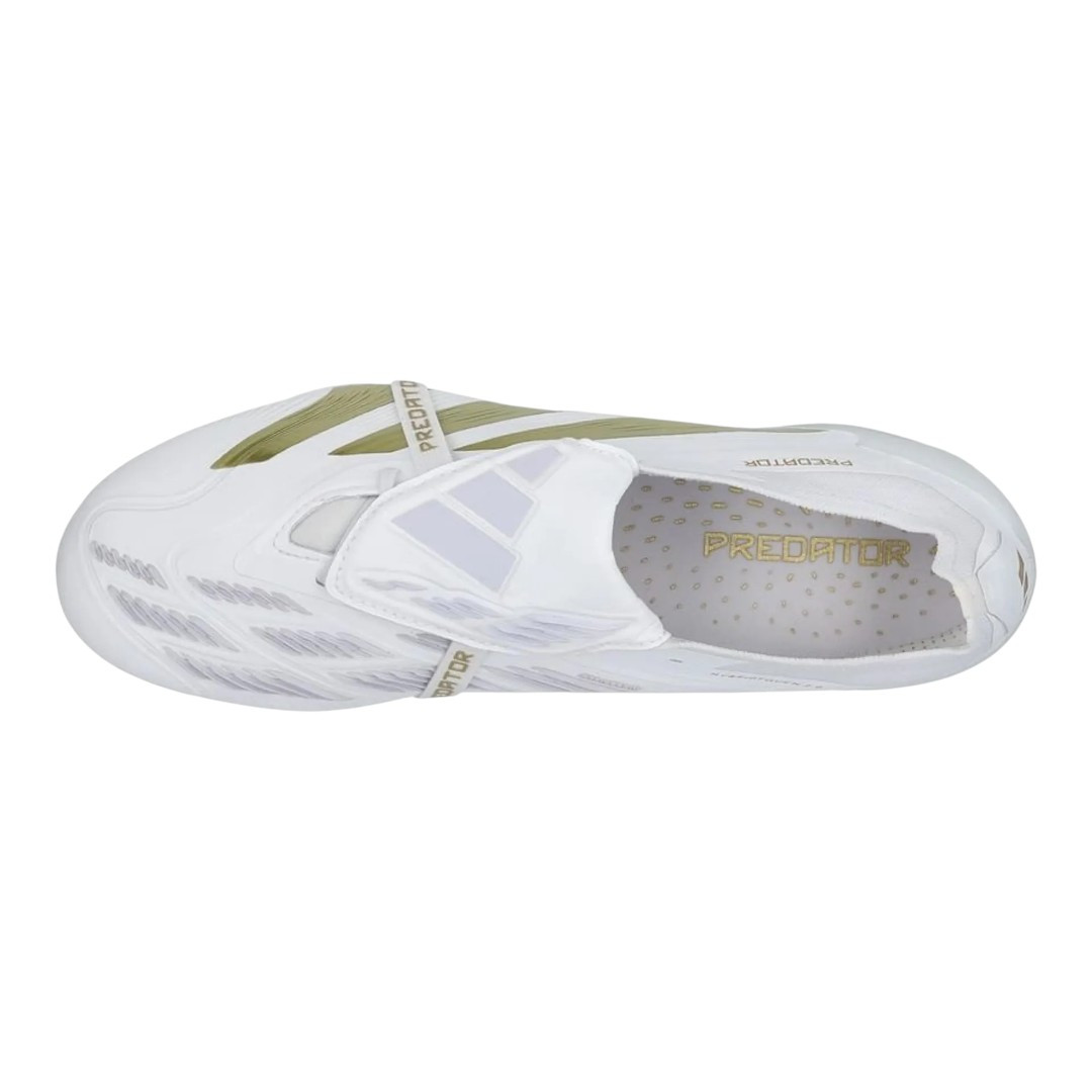 Predator Elite FG Fold-Over Tongue - White/Gold