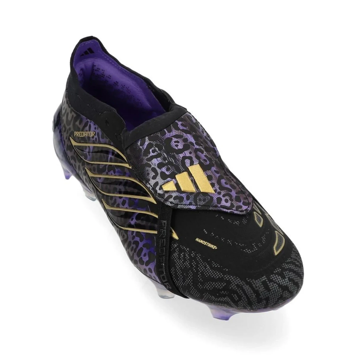 Predator Elite Kaká FG Fold-Over Tongue - Black/Purple/Gold