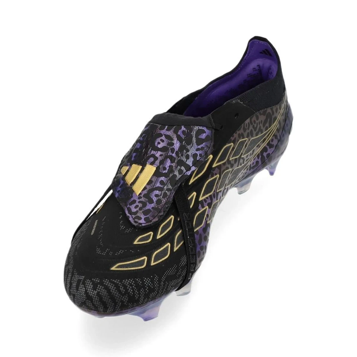 Predator Elite Kaká FG Fold-Over Tongue - Black/Purple/Gold
