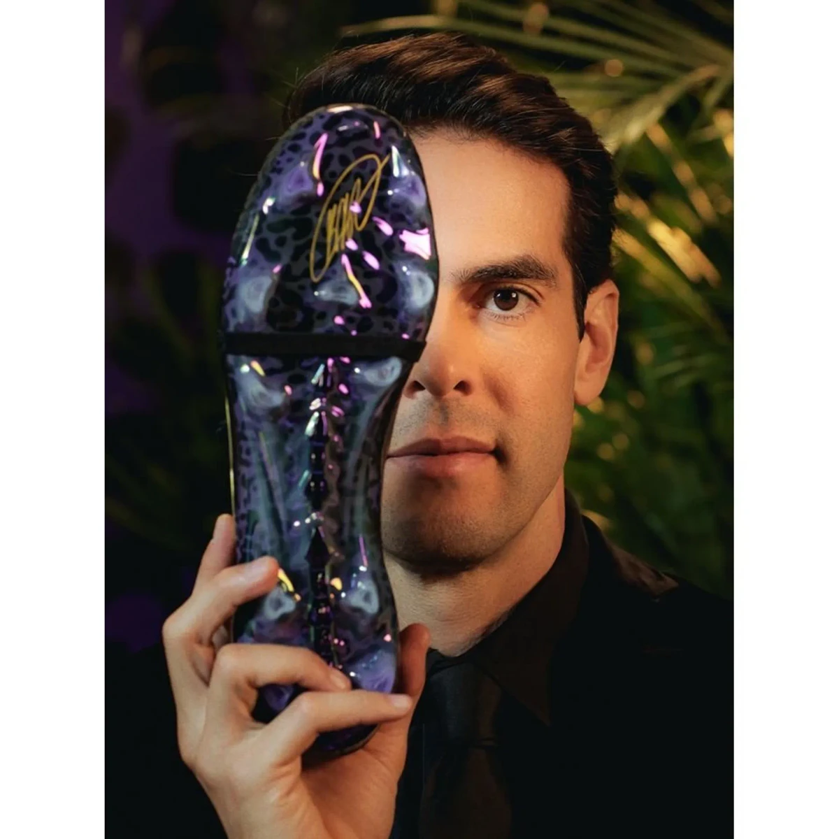 Predator Elite Kaká FG Fold-Over Tongue - Black/Purple/Gold