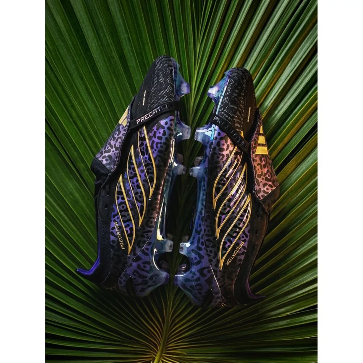 Predator Elite Kaká FG Fold-Over Tongue - Black/Purple/Gold