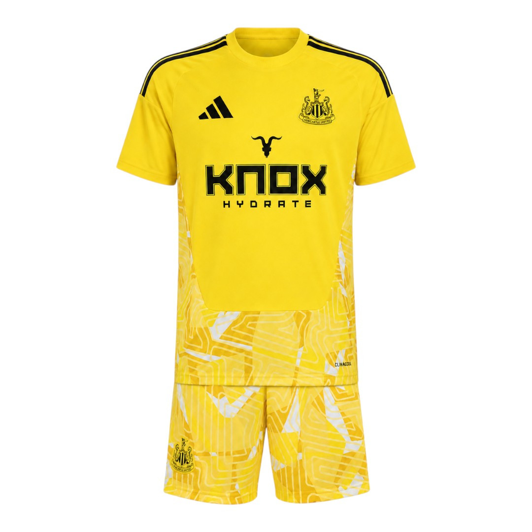 Newcastle United 26/27 Kid's Yellow Goalkeeper Set