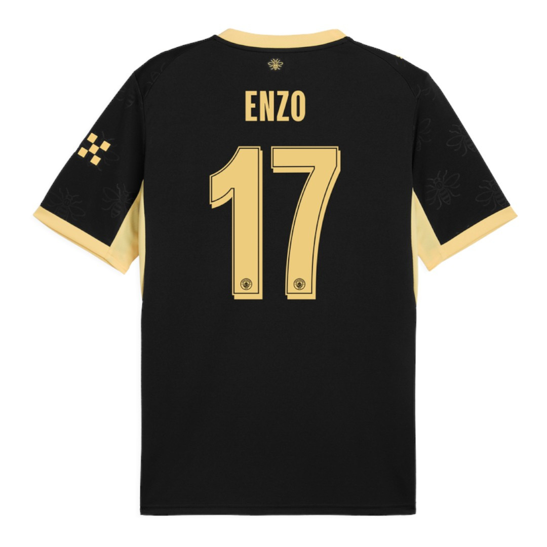 ENZO #17 Manchester City 26/27 Stadium Men's Away Shirt - Club Font