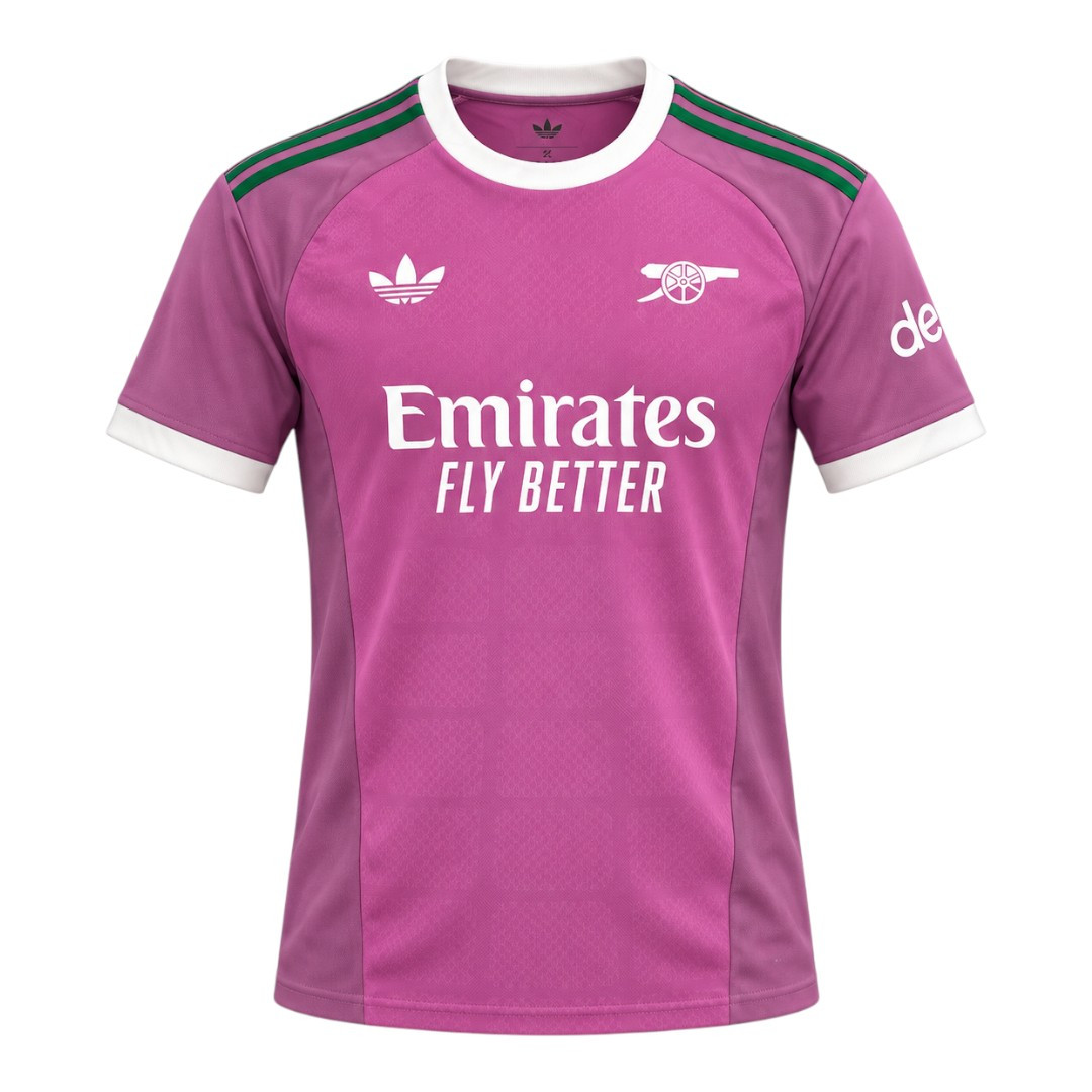 Arsenal 26/27 Kid's Pink Goalkeeper Set