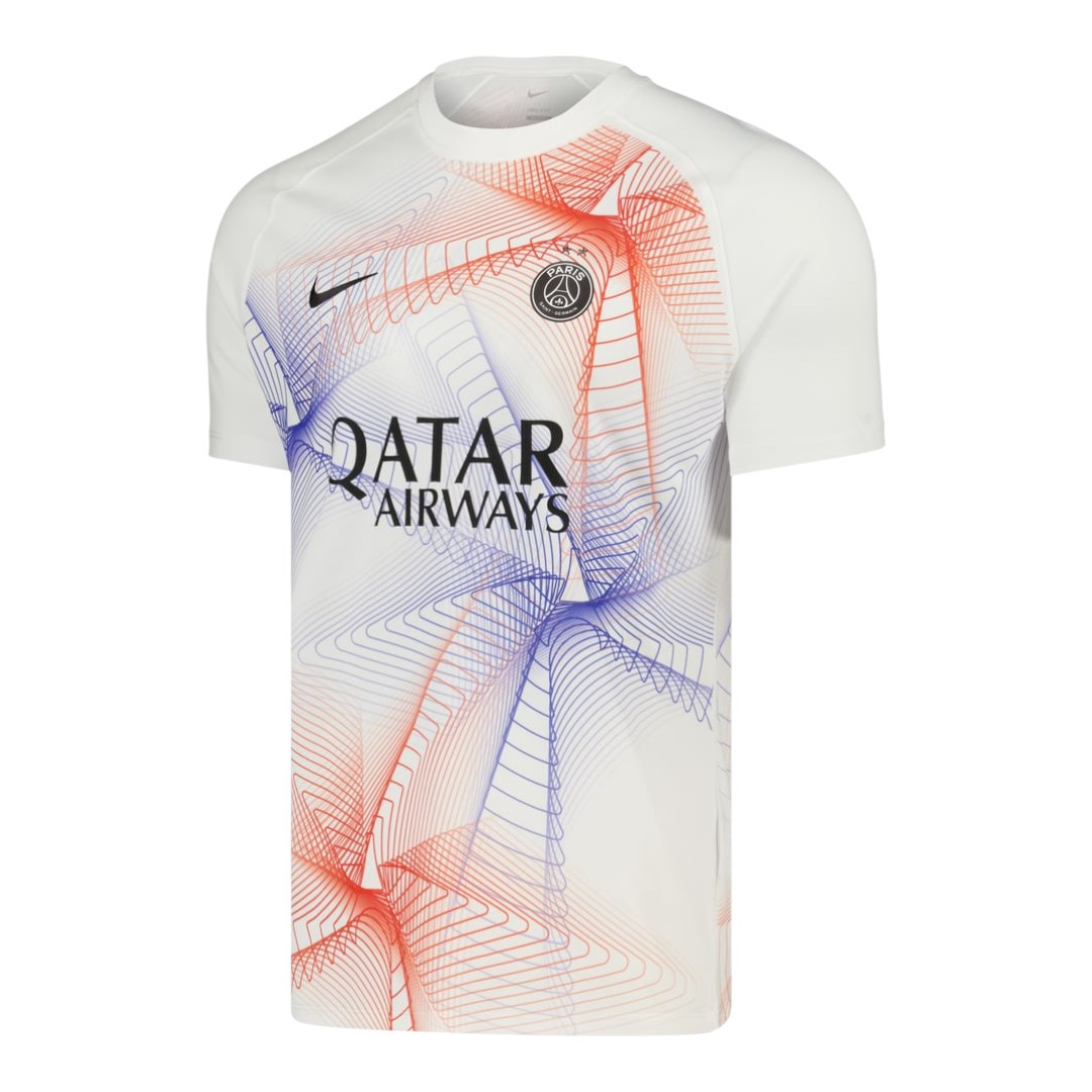 Paris Saint-Germain 26/27 Men's White-Red Pre-Match Shirt