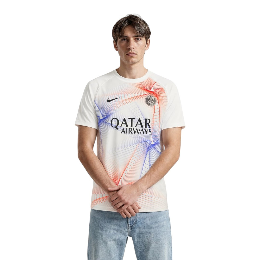 Paris Saint-Germain 26/27 Men's White-Red Pre-Match Shirt