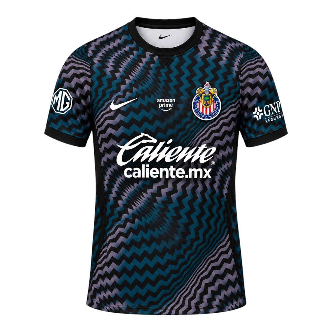 Chivas 2026 Men's Black Goalkeeper Shirt
