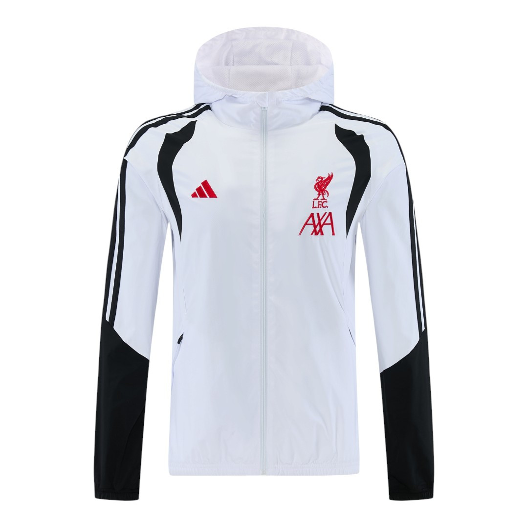Liverpool 26/27 Men's White Hoodie Windbreaker