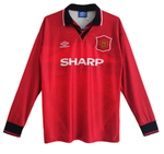 Manchester United 94/96 Men's Home Retro Long Sleeve Shirt