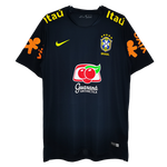 Brazil 18/19 Men's Navy Training Retro Shirt
