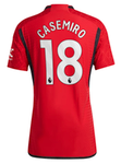 CASEMIRO #18 Manchester United 23/24 Authentic Men's Home Shirt - PL Font