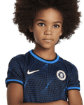 PALMER #20 Chelsea 23/24 Kid's Away Shirt and Shorts - PL Font