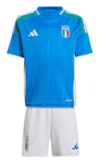 Italy 2024 Kid's Home Shirt and Shorts