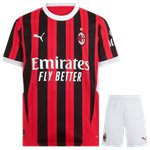 AC Milan 24/25 Kid's Home Shirt and Shorts