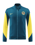 CF América 24/25 Men's Blue-Yellow Long Zip Jacket