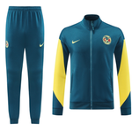 CF América 24/25 Men's Blue-Yellow Long Zip Jacket