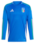 Italy 2024 Men's Home Long Sleeve Shirt