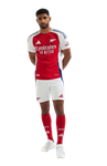 RICE #41 Arsenal 24/25 Authentic Men's Home Shirt - Arsenal Font