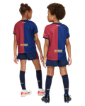 Barcelona 24/25 Kid's Home Shirt and Shorts