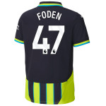 FODEN #47 Manchester City 24/25 Kid's Away Shirt and Shorts - PL Font