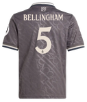 BELLINGHAM #5 Real Madrid 24/25 Kid's Third Shirt and Shorts
