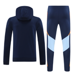 Real Madrid 24/25 Men's Navy Hoodie Tracksuit