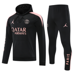 Paris Saint-Germain 24/25 Men's Black Hoodie Tracksuit
