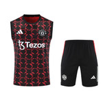 Manchester United 24/25 Men's Red-Black Pre-Match Tank Top