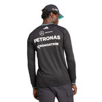 Mercedes-AMG 2025 Black Authentic Long Sleeve Driver T-Shirt