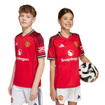 B.FERNANDES #8 Manchester United 25/26 Kid's Home Mini-Kit - Man United Font