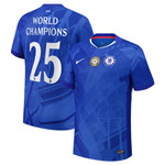 WORLD CHAMPIONS #25 Chelsea 25/26 Authentic Men's Home Shirt