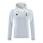 Real Madrid 25/26 Men's Gray Hoodie Tracksuit