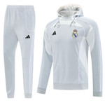 Real Madrid 25/26 Men's Gray Hoodie Tracksuit