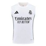 Real Madrid 25/26 Men's White Training Tank Top