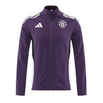 Manchester United 25/26 Men's Purple Long Zip Windbreaker