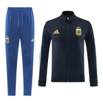 Argentina 2026 Men's Black Long Zip Jacket
