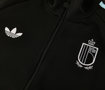 Belgium 2026 Men's Black Long Zip Jacket