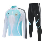 Argentina 2026 Men's Wave White Long Zip Tracksuit