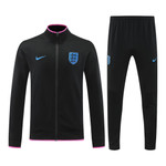 England 2026 Men's Black Long Zip Tracksuit