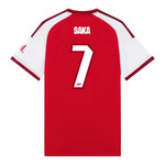 SAKA #7 Arsenal 26/27 Authentic Men's Home Shirt - Club Font