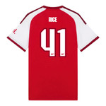 RICE #41 Arsenal 26/27 Authentic Men's Home Shirt - Club Font