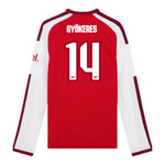 GYÖKERES #14 Arsenal 26/27 Men's Home Long Sleeve Shirt - Club Font