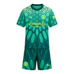 Manchester City 26/27 Kid's Green Goalkeeper Set