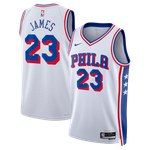 JAMES #23 Philadelphia 76ers 26/27 Men's Swingman Jersey - Association
