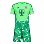 Bayern Munich 26/27 Kid's Green Goalkeeper Set