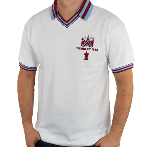 West Ham United 1980 Men's FA Cup Final Retro Shirt