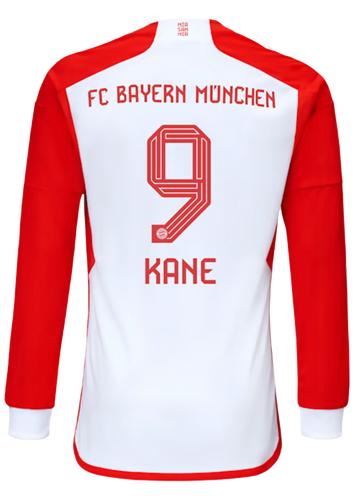 KANE #9 Bayern Munich 23/24 Men's Home Long Sleeve Shirt