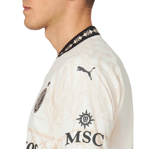 AC Milan X Pleasures 23/24 Authentic Men's Light Shirt